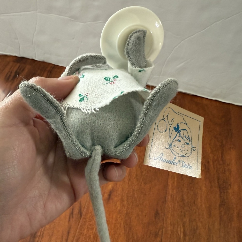 Vintage Annalee 6" Christmas Mouse 1991 with Original hang tag - Picture 6 of 16